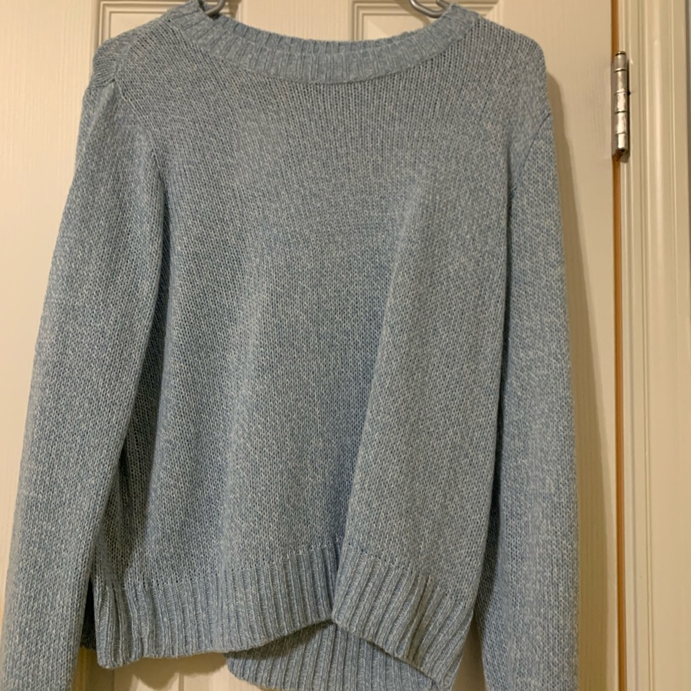 Light Blue Knitted Sweater